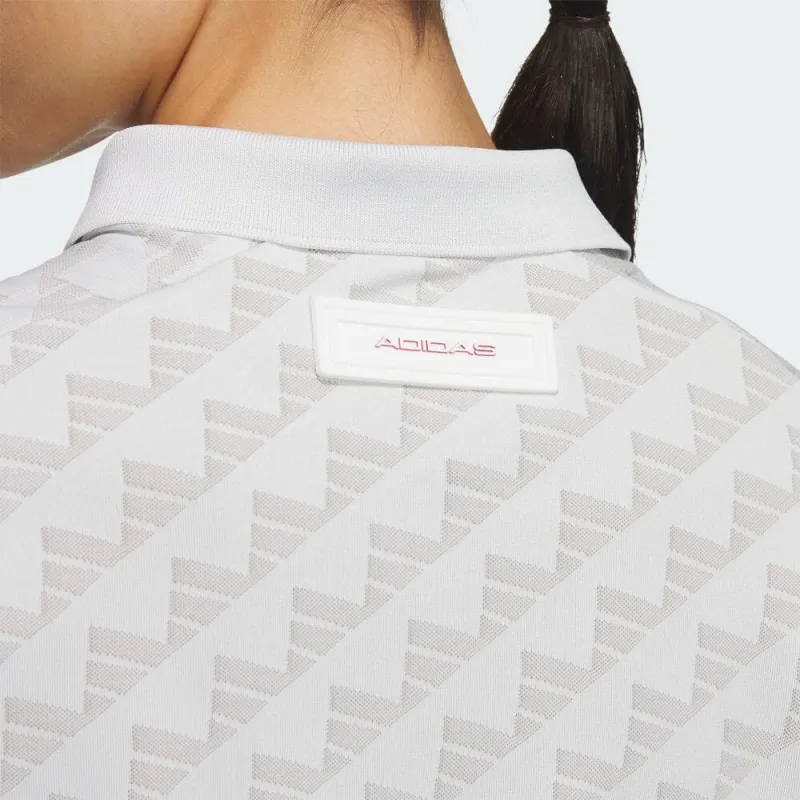 Adidas Polo Shirt Women's Light Gray-4