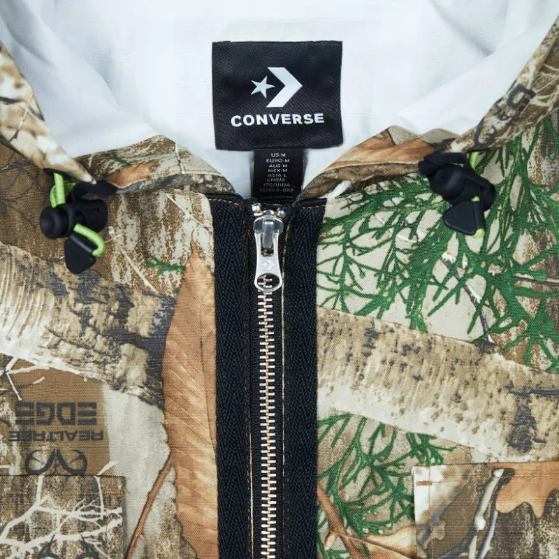Converse AOP UTILITY PARKA Jackets Coats Unisex Multicolor-2