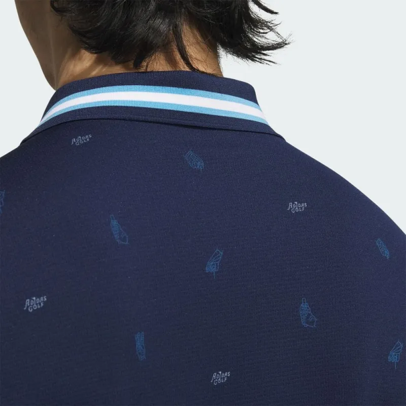 Adidas Polo Shirts Men Navy-5