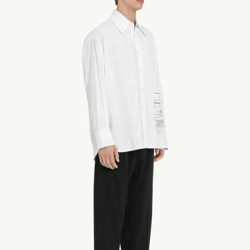 MM6 Maison Margiela Newspaper Printed Shirt-2