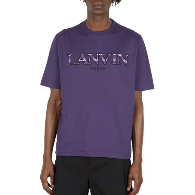 Lanvin T Shirts Men Purple-1