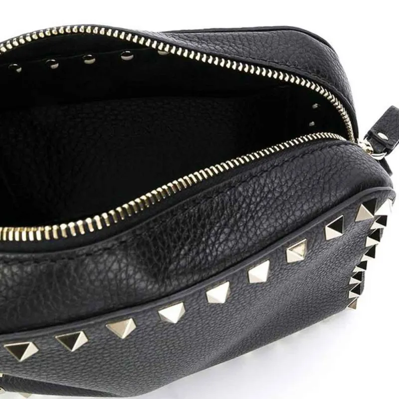 Garavani Rockstud Logo Printed Crossbody Bag-5