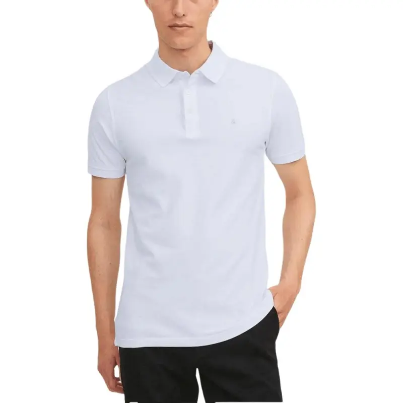 JACK JONES· Polo Shirt Men's White-3