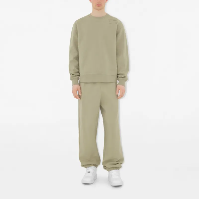 Burberry Appliqué logo Cotton Track Pants-2