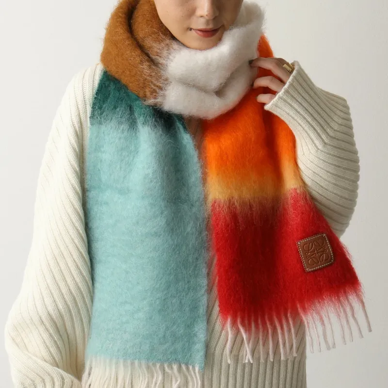 LOEWE Knit Scarves Unisex-2