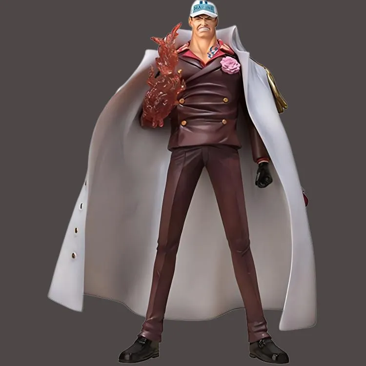 BANDAI Sakaske Red Dog Figuarts Zero One Piece Red Doggy Commander Scale Figures 20cm-2
