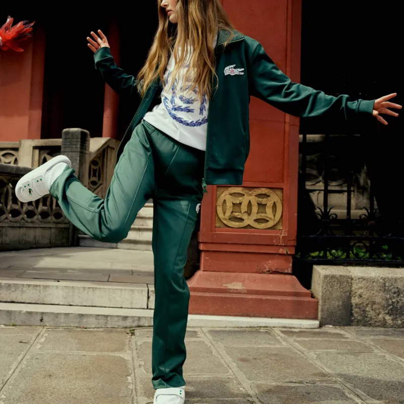 LACOSTE x CLOT Casual Pants Unisex Green-2
