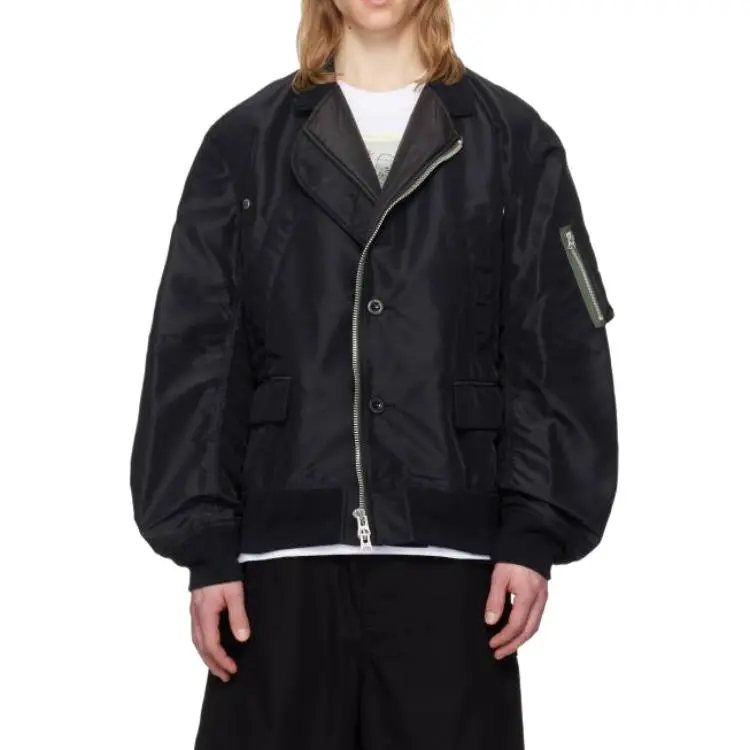 Sacai Zipped Bomber Jacket-3
