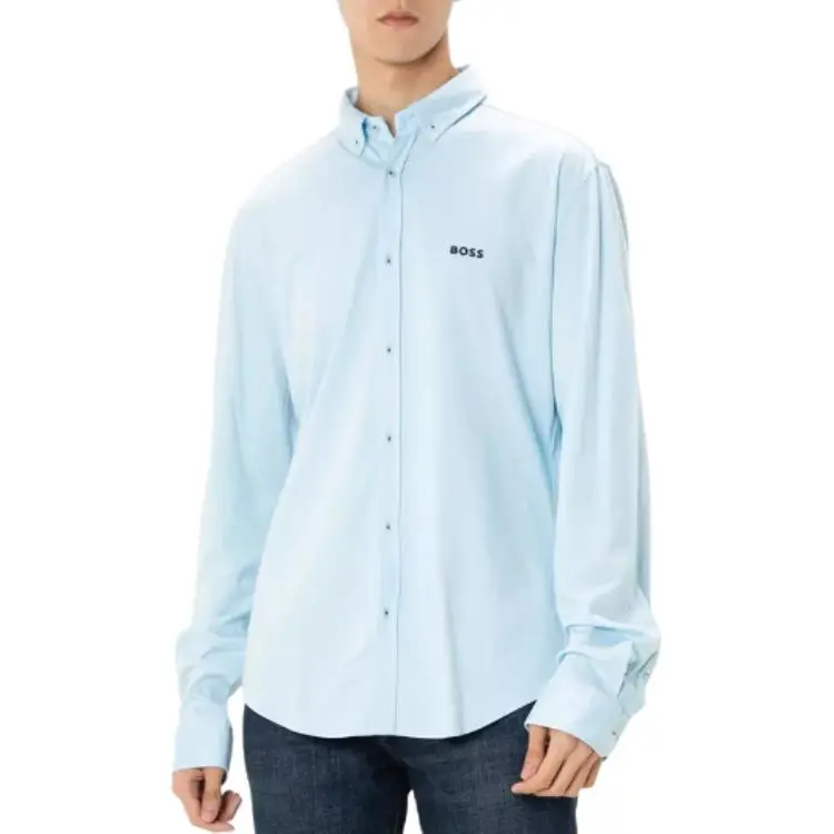 HUGO BOSS FW23 Shirt Men's Light Blue-3