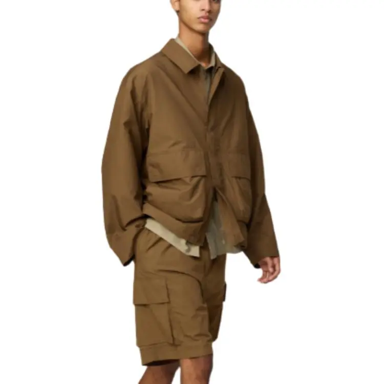 UNIQLO x Clare Waight Keller C Collection SS25 Jackets & Coats Men's Coffee-1