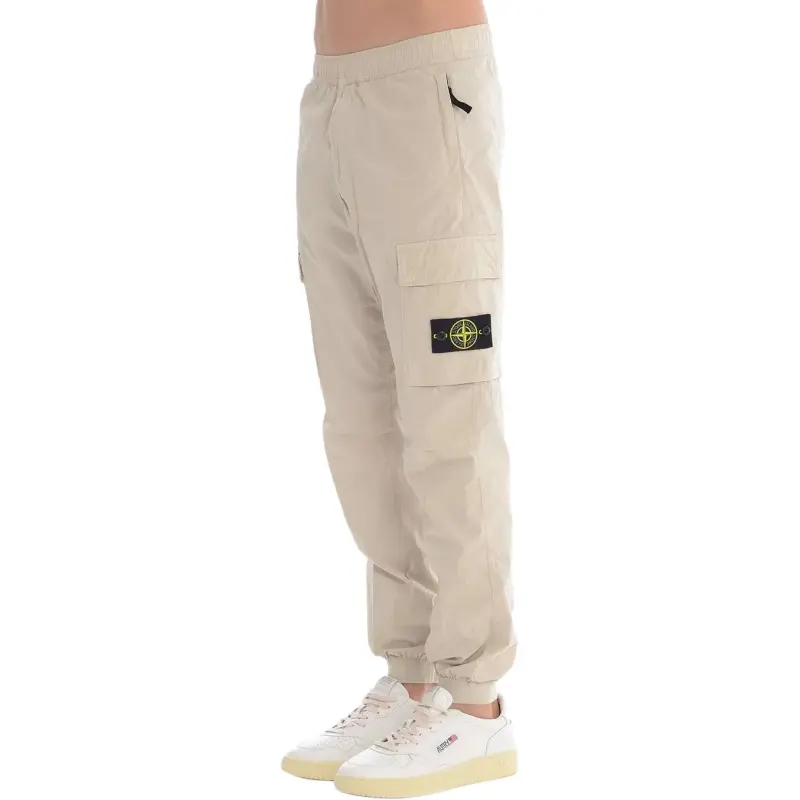 STONE ISLAND Compass Patch Tapered Leg Cargo Pants-3