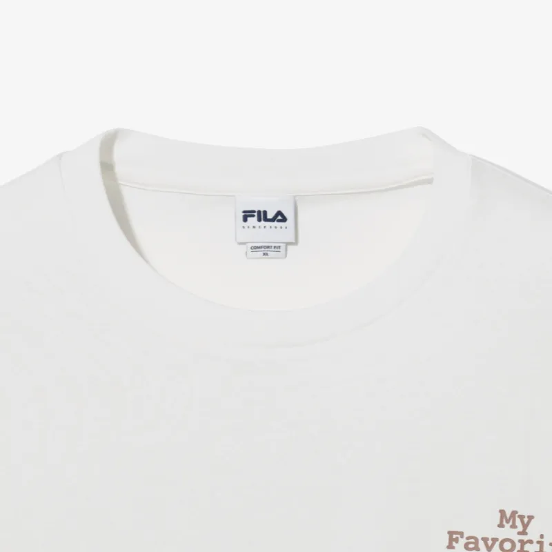 FILA T Shirts Unisex White-2