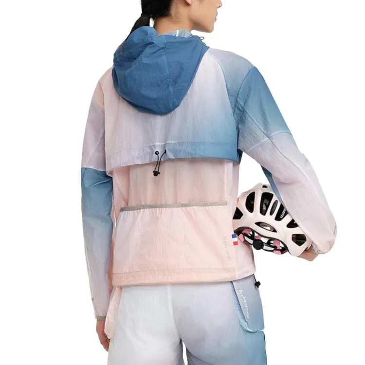 Le Coq Sportif Jackets & Coats Women's Gray Blue-3