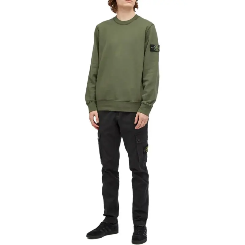 STONE ISLAND Compass badge Cotton Sweatshirt-1