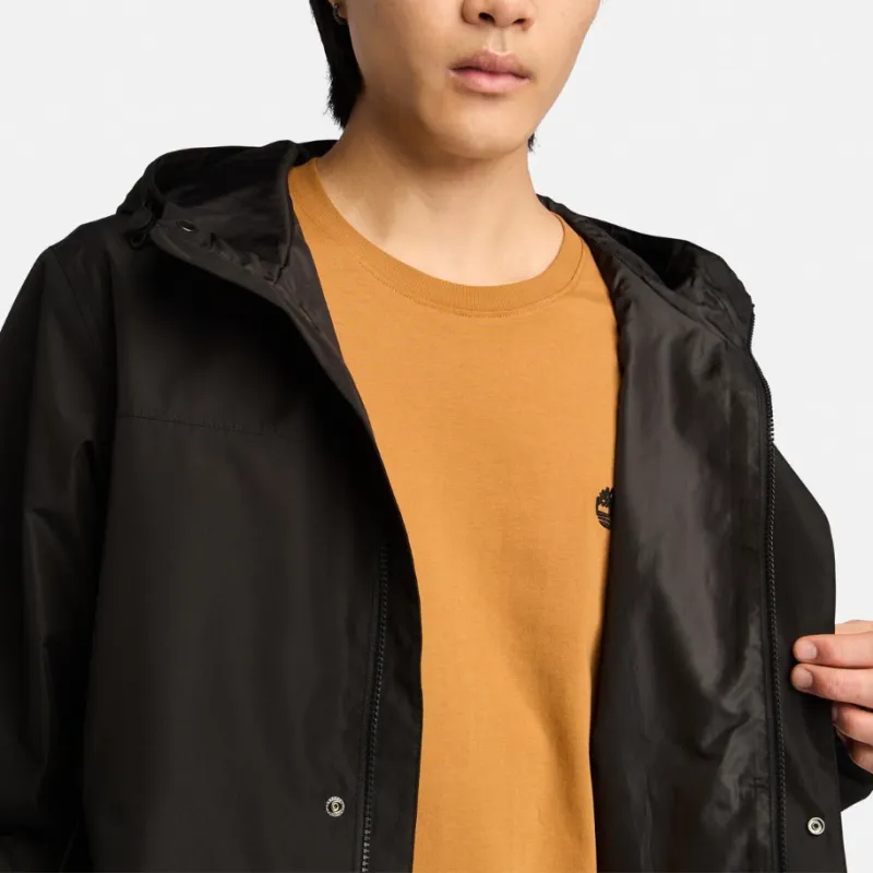 Timberland Water Resistant Windproof Wear Resistant Windbreaker Jacket Men's Black-5