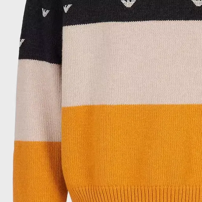 EMPORIO ARMANI FW22 Sweater Men's Multicolor-4
