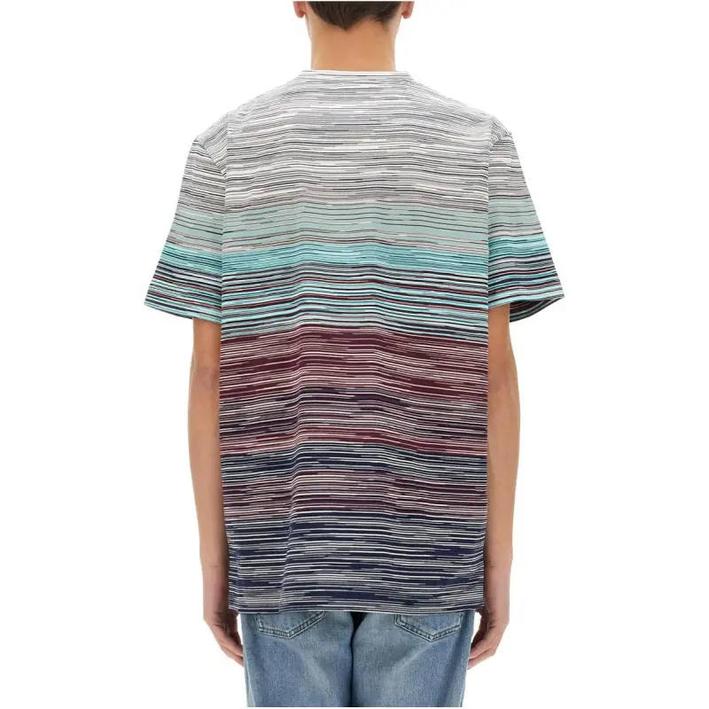 MISSONI Striped Crewneck T Shirt-1