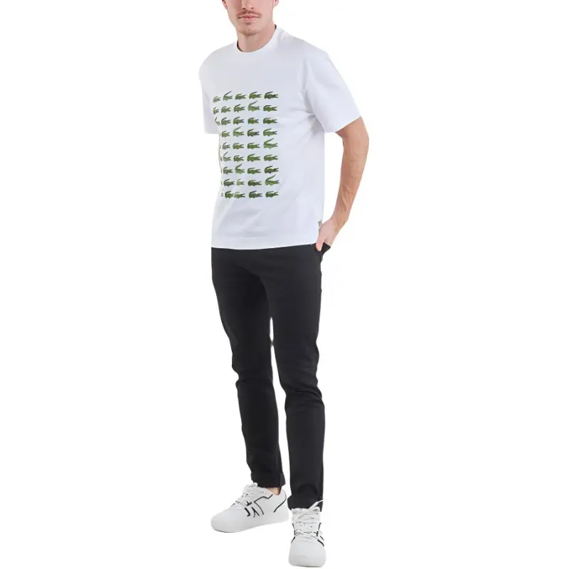 LACOSTE T Shirts Unisex White-2