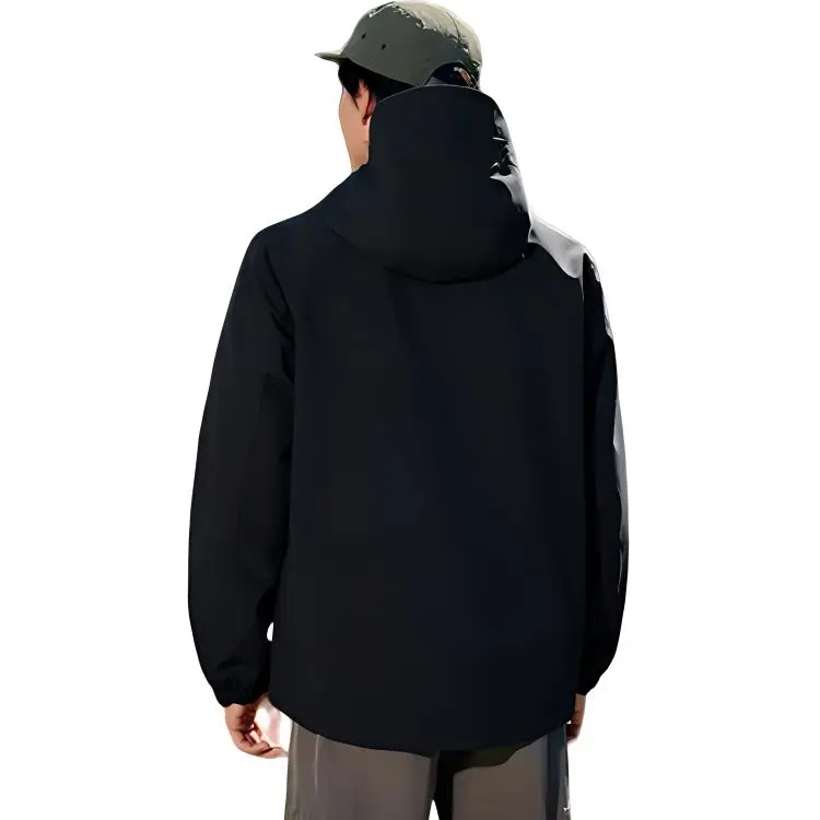 361° Trench Coat Unisex Super Black-2