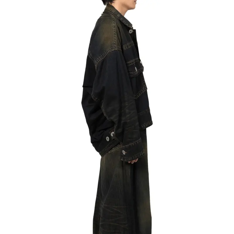 Maison Mihara Yasuhiro Amateur Sewn Like Denim Jacket-3