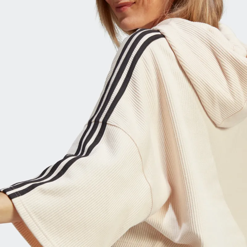Adidas Originals CROP HOODIE Sweatshirt Women's Wonder White-4