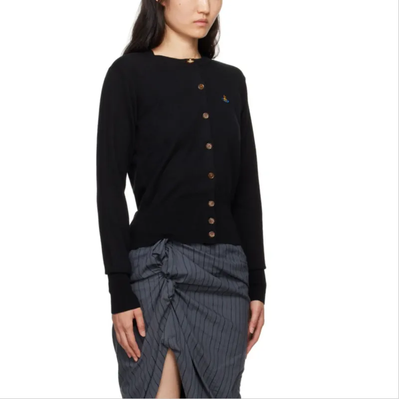 Vivienne Westwood Orb Embroidered Knit Cardigan-5