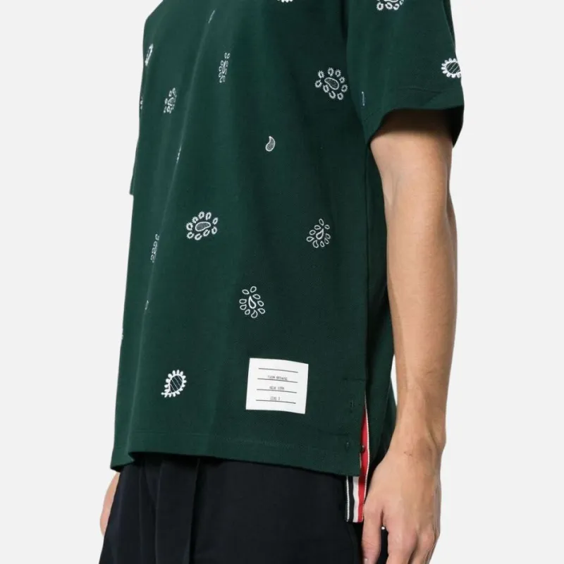 THOM BROWNE· T Shirt Men's Green-3
