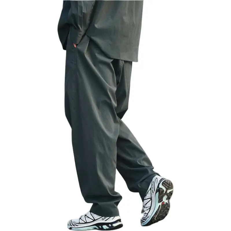 FREAK'S STORE Casual Pants Unisex Charcoal Gray-1