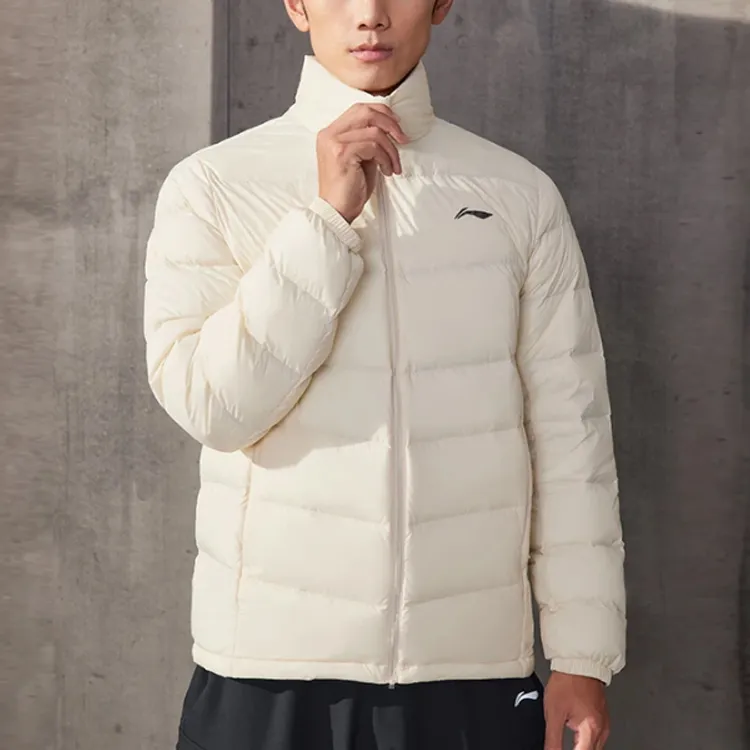 LINING Fitness Series Down Jackets Men White-2