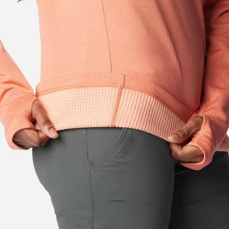 Columbia Park View™ Half Zip Fleece Sweatshirt Women's Peach-4