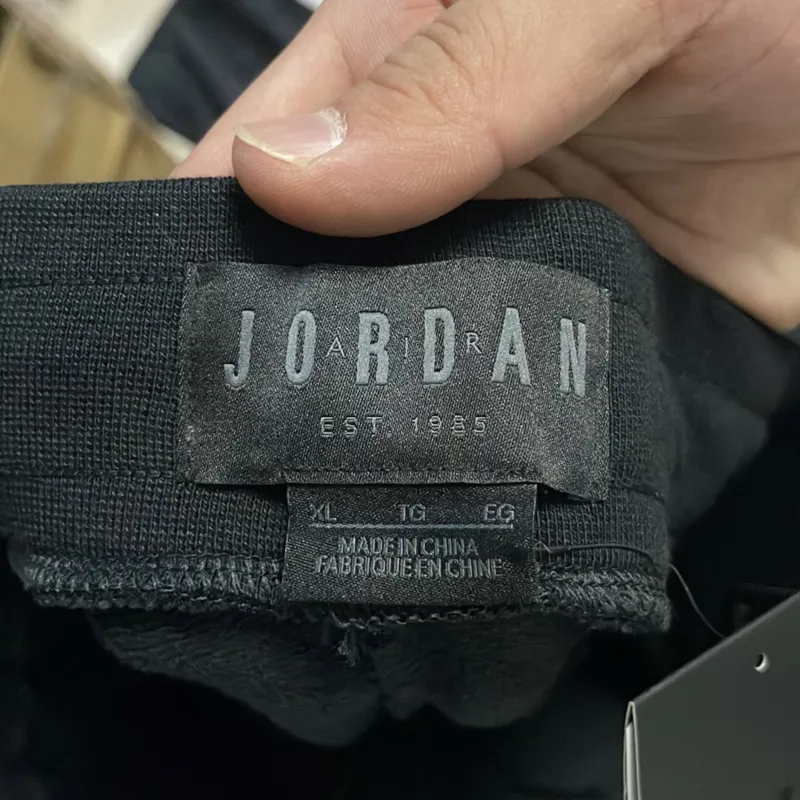 Jordan Sportswear Legacy Knitted Sports Pants Men's Black-5