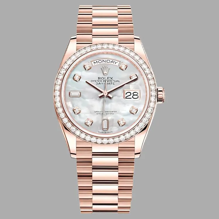 ROLEX Women's Week type Calendar Watch-2