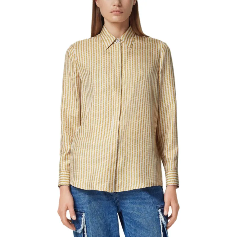 VERSACE Chain Printed Long Sleeved Shirt-1