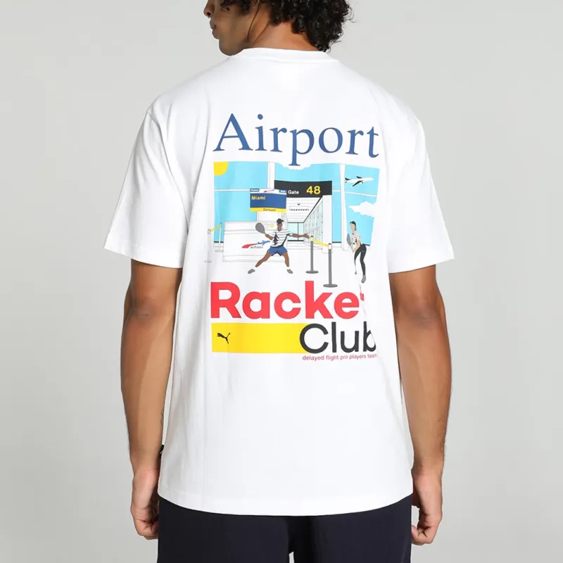 PUMA House Of Graphics Airport Racket Club Men's Tee-6