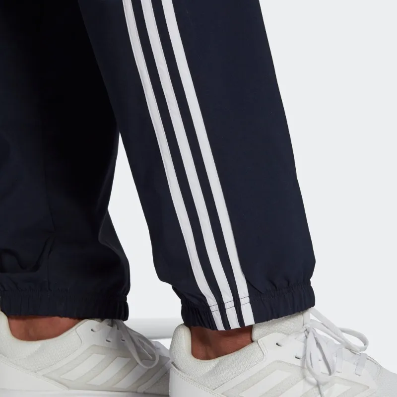 Adidas Knitted Sports Pants Men's Blue-4
