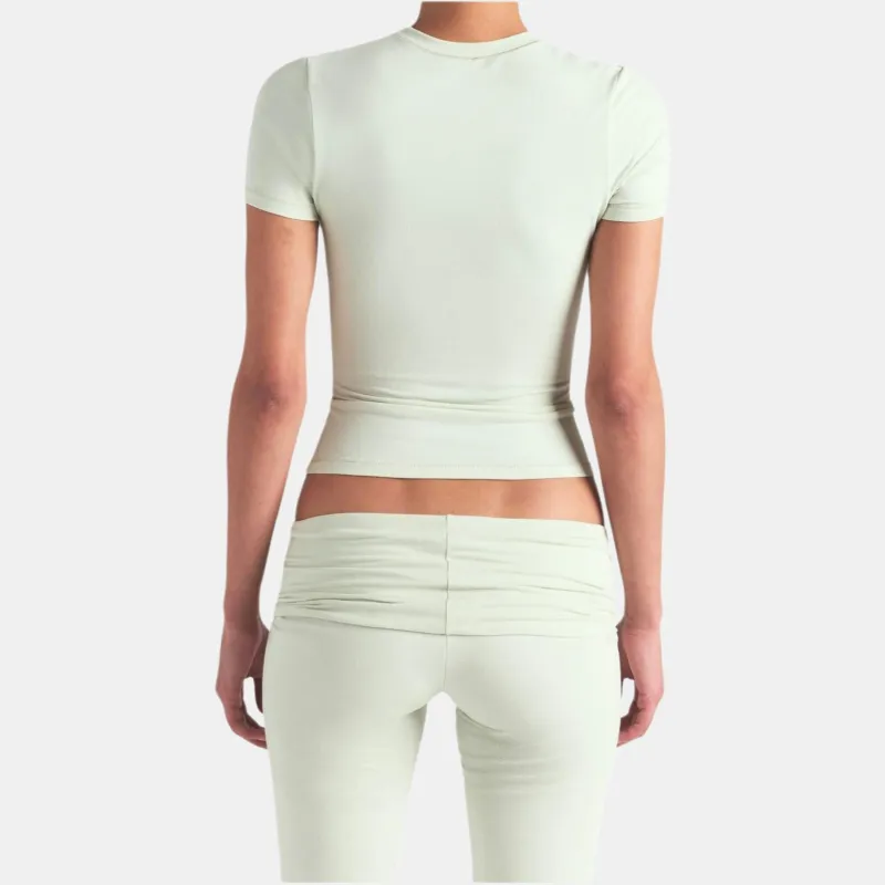 SKIMS T Shirt Women's Mint Green-2