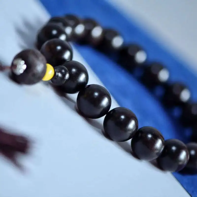 Lordship African Blackwood Bead Chain Unisex-3