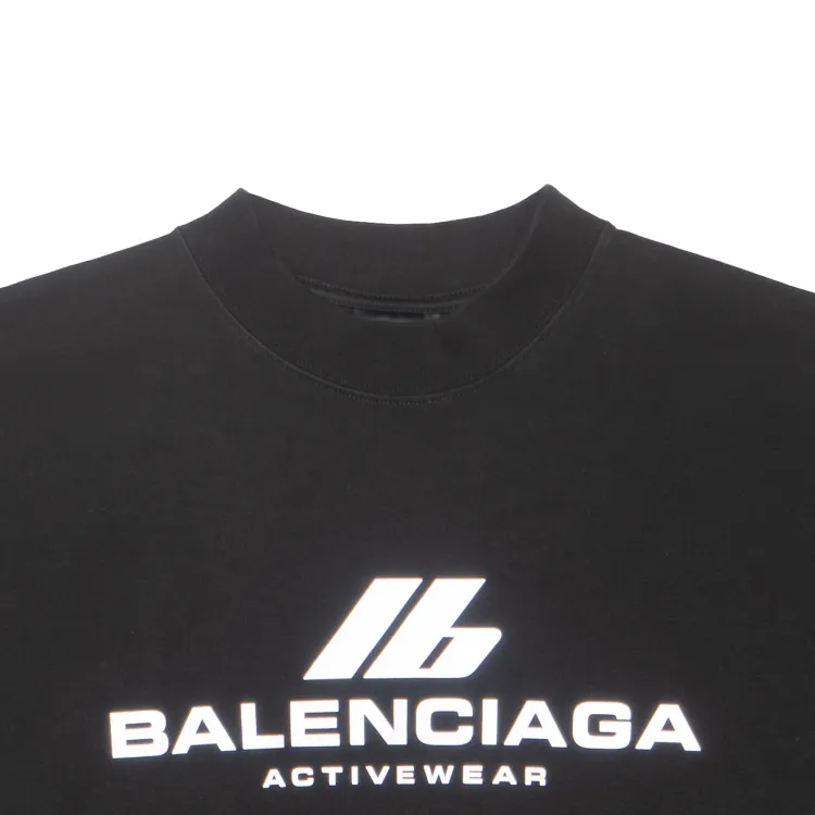 Balenciaga Activewear Medium Fit T-Shirt - POIZON