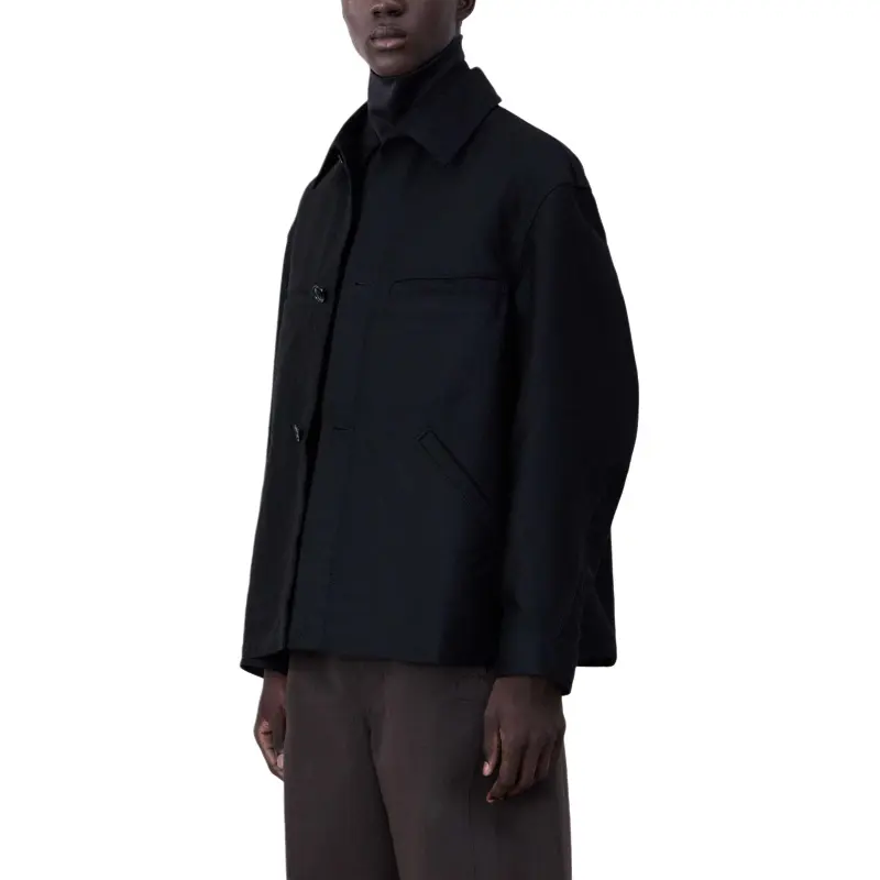 Lemaire Twisted Sleeve Buttoned Workwear Jacket-2