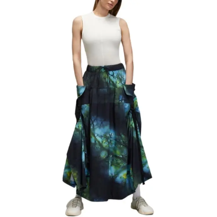 Y 3 Allover Print Ripstop Skirt-2