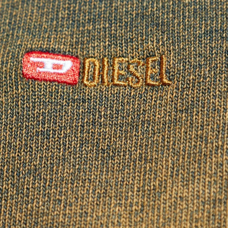 DIESEL S Blaxt Hood Zip Logo Embroidered Hoodie-4