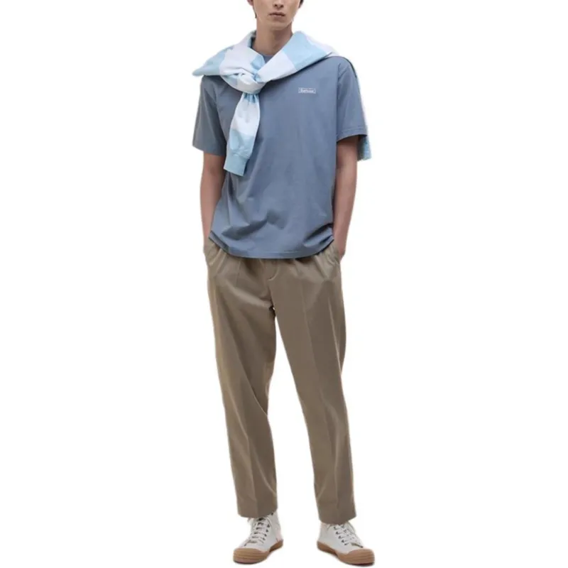 BARBOUR SS25 T Shirt Men's Washed Blue-1