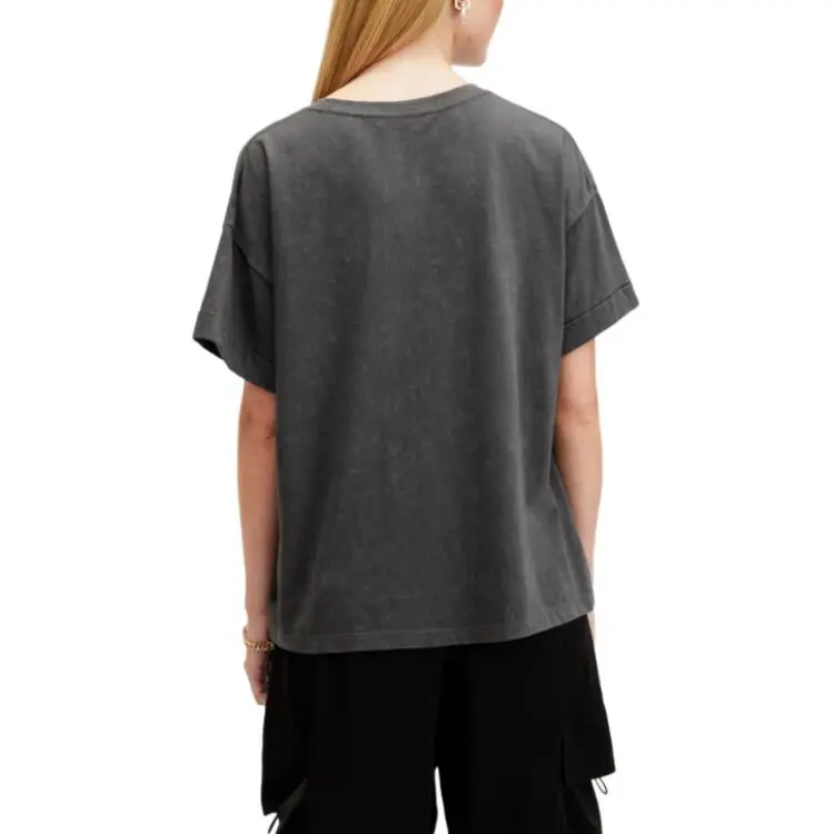 ALLSAINTS T-Shirt Women's Washed Black-1
