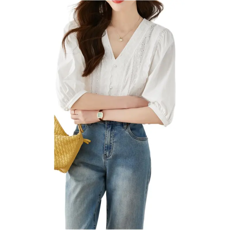 La Chapelle Shirt Women's White-1