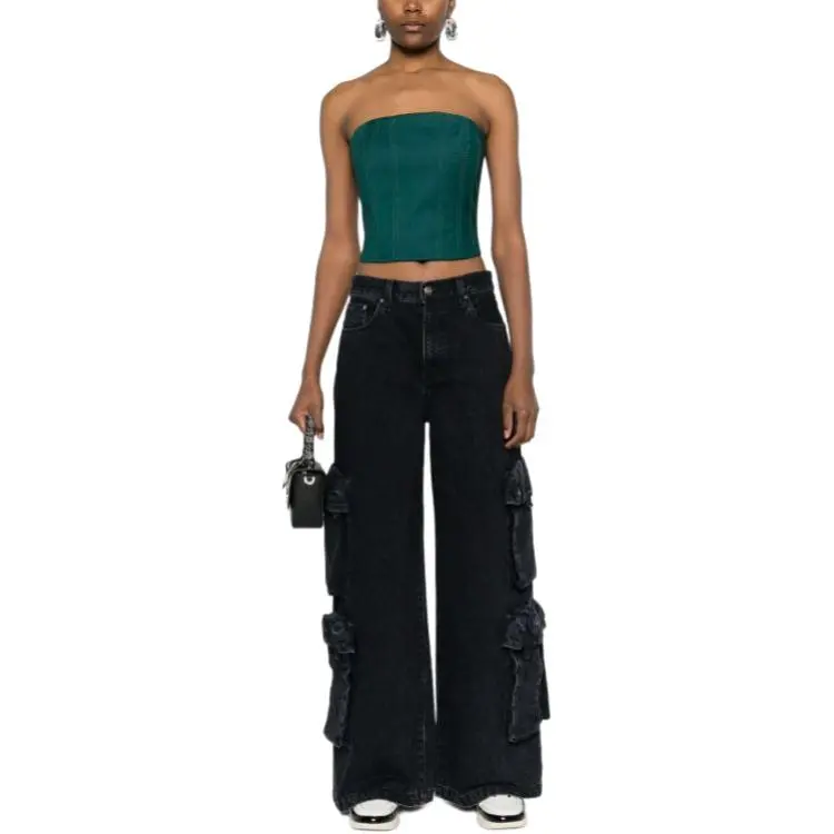 AMIRI Baggy Cargo Jean 'River Indigo'-1