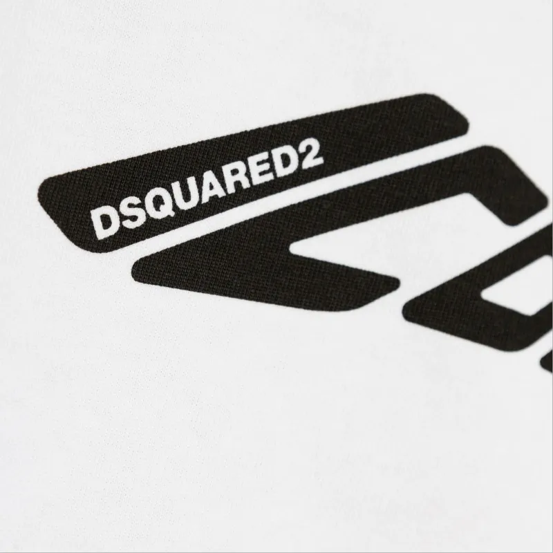 DSQUARED 2 Icon Printed Cropped Tank Top-4