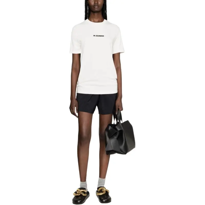 JIL SANDER + Logo Printed Jersey T Shirt-2