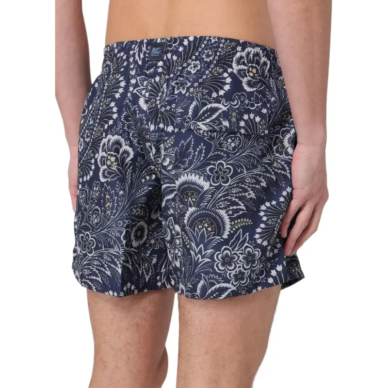 ETRO Summer Paisley Swim Shorts-4