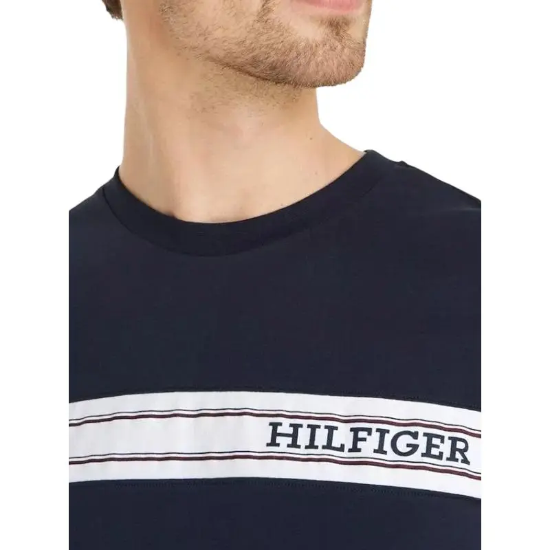 Tommy Hilfiger Logo print T Shirt-4