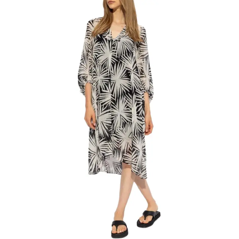 DVF Diane Von Furstenberg Floral Pattern Dress-1